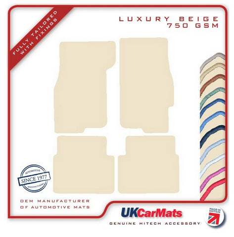 Rover 45 2001-2004 Beige Luxury Velour Tailored Car Mats HITECH