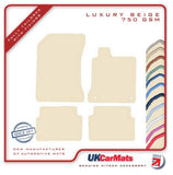 Renault Laguna 2007-2012 Beige Luxury Velour Tailored Car Mats HITECH