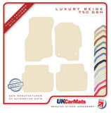 Rover 400 2001-2005 Beige Luxury Velour Tailored Car Mats HITECH