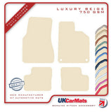Renault Twingo 3 2014 onwards Beige Luxury Velour Tailored Car Mats HITECH