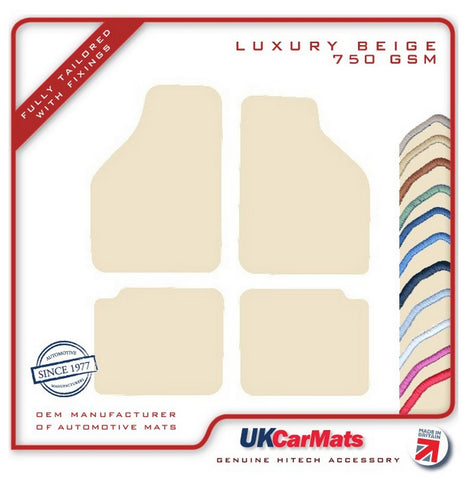 Rover Montego Estate / Maestro 1984-1991 Beige Luxury Velour Tailored Car Mats HITECH