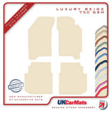 Subaru Legacy 1989-1993 Beige Luxury Velour Tailored Car Mats HITECH