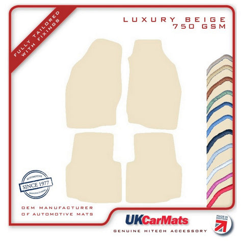 Suzuki Baleno  5dr 1996-2003 Beige Luxury Velour Tailored Car Mats HITECH