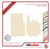 Smartcar Fortwo (450) 1998-2007 Beige Luxury Velour Tailored Car Mats HITECH