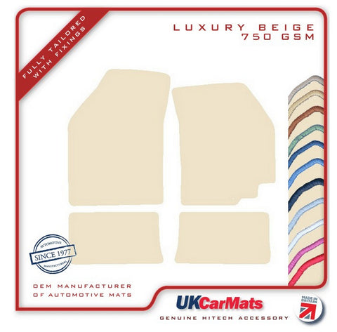 Suzuki Alto 2009-2014 Beige Luxury Velour Tailored Car Mats HITECH