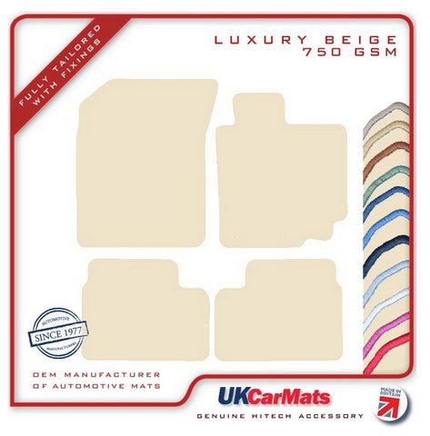 Suzuki Swift 2010-2017 Beige Luxury Velour Tailored Car Mats HITECH