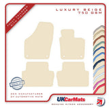 Seat Alhambra 2010-2020 Beige Luxury Velour Tailored Car Mats HITECH