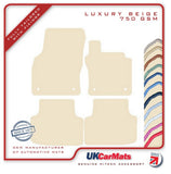 Skoda Octavia 2013-2020 Beige Luxury Velour Tailored Car Mats HITECH