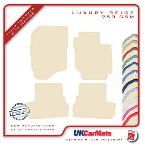 Suzuki Jimny 2018 onwards Beige Luxury Velour Tailored Car Mats HITECH