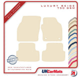 Seat Arona 2017 onwards Beige Luxury Velour Tailored Car Mats HITECH