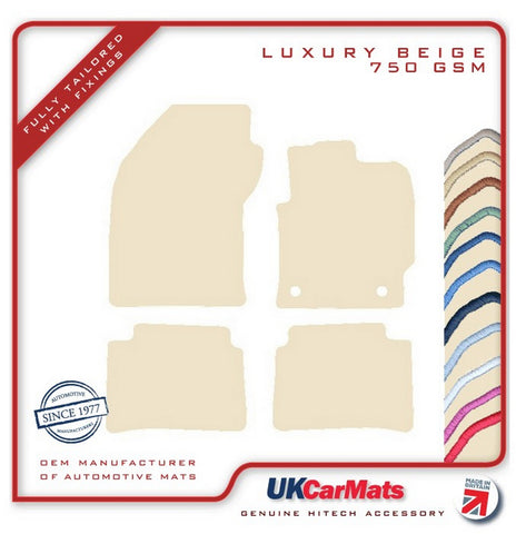 Suzuki Swace 2018 onwards Beige Luxury Velour Tailored Car Mats HITECH