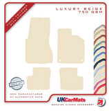 Smartcar Forfour (453) 2014 onwards Beige Luxury Velour Tailored Car Mats HITECH