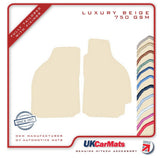 Toyota MR2 Mk2 1990-2000 Beige Luxury Velour Tailored Car Mats HITECH