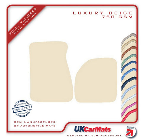 Triumph GT6 / Spitfire 1962-1981 Beige Luxury Velour Tailored Car Mats HITECH