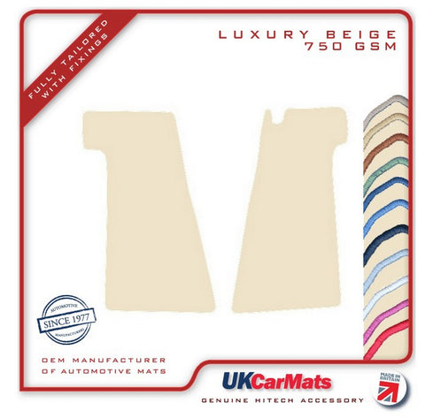 TVR 280 Wedge 1980-1987 Beige Luxury Velour Tailored Car Mats HITECH
