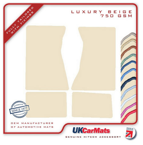 Toyota Celica 1975-1975 Beige Luxury Velour Tailored Car Mats HITECH