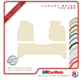 Toyota Landcruiser  Amazon 2002-2006 Beige Luxury Velour Tailored Car Mats HITECH