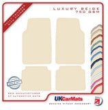 Toyota Starlet 1990-1996 Beige Luxury Velour Tailored Car Mats HITECH