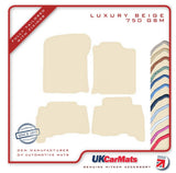 Toyota Landcruiser LC3 2010 onwards Beige Luxury Velour Tailored Car Mats HITECH