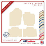 Toyota RAV-4 Hybrid (XA40) Facelift 2016-2018 Beige Luxury Velour Tailored Car Mats HITECH