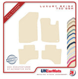 Toyota Aygo (One Fixing Driver) 2005-2010 Beige Luxury Velour Tailored Car Mats HITECH