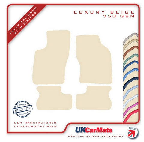 Vauxhall Astra Mk3 1992-1998 Beige Luxury Velour Tailored Car Mats HITECH