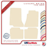 Vauxhall Senator/Carlton 1987-1994 Beige Luxury Velour Tailored Car Mats HITECH