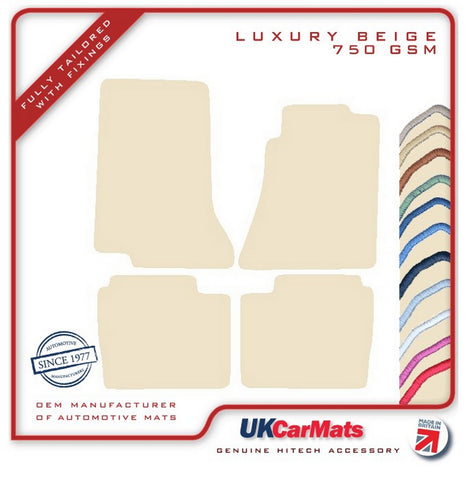 Vauxhall Senator/Carlton 1987-1994 Beige Luxury Velour Tailored Car Mats HITECH