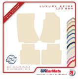 Vauxhall Omega 1994-2005 Beige Luxury Velour Tailored Car Mats HITECH