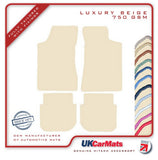 Volvo 480+ES 1987-1995 Beige Luxury Velour Tailored Car Mats HITECH