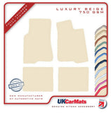 Volvo 200 1982-1993 Beige Luxury Velour Tailored Car Mats HITECH