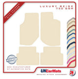 Volvo 740 Man 1982-1991 Beige Luxury Velour Tailored Car Mats HITECH