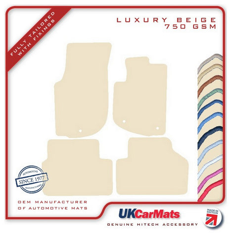 Volvo S90 & V90 1996-2006 Beige Luxury Velour Tailored Car Mats HITECH