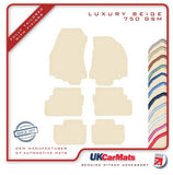 Vauxhall Zafira A 1999-2005 Beige Luxury Velour Tailored Car Mats HITECH