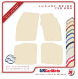 Volvo S40 & V40 2000-2003 Beige Luxury Velour Tailored Car Mats HITECH