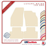 Volvo S40 2004-2012 Beige Luxury Velour Tailored Car Mats HITECH