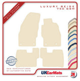 Vauxhall Corsa 2006-2014 Beige Luxury Velour Tailored Car Mats HITECH