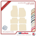 Vauxhall Zafira B 2005-2014 Beige Luxury Velour Tailored Car Mats HITECH