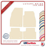 Vauxhall Insignia (Front + Rear Fixings) 2013-2017 Beige Luxury Velour Tailored Car Mats HITECH