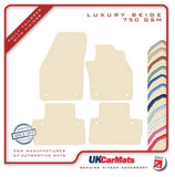 Volvo C30 Automatic 2007-2013 Beige Luxury Velour Tailored Car Mats HITECH