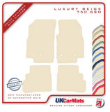 Vauxhall Viva 2015 onwards Beige Luxury Velour Tailored Car Mats HITECH