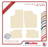 Vauxhall Astra Mk2 GTE 1985-1991 Beige Luxury Velour Tailored Car Mats HITECH