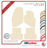 Volvo XC70 2000-2007 Beige Luxury Velour Tailored Car Mats HITECH