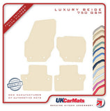 Volvo XC70 Automatic 2007-2016 Beige Luxury Velour Tailored Car Mats HITECH