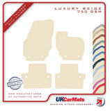 Volvo S80 Manual 2006-2016 Beige Luxury Velour Tailored Car Mats HITECH