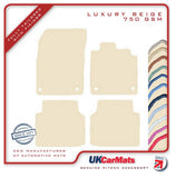 VW ID.4 2020 onwards Beige Luxury Velour Tailored Car Mats HITECH