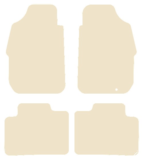 Great Wall Steed 2013 onwards Beige Luxury Velour Tailored Car Mats NV HITECH