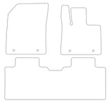 Geely EX5 2024 onwards Tailored VS Rubber Car Mats