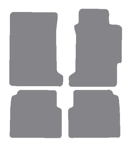 Honda Accord 4dr 1993-1998 Grey Premium Carpet Tailored Car Mats NV HITECH