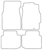 Honda Civic 2dr Coupe / Civic 3dr Hatch Inc Vti 1996-2001 Tailored VS Rubber Car Mats